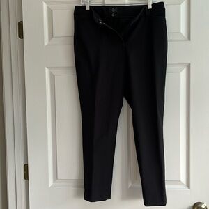 White House Black Market The Slim Ankle Black dress pants Size 10